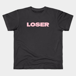 Loser, pink Kids T-Shirt